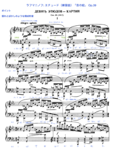 ラフマニノフ エチュード（練習曲）　「音の絵」 Op.39 Rakhmaninov, Sergei Vasil'evich_Etudes-tableaux Op.39